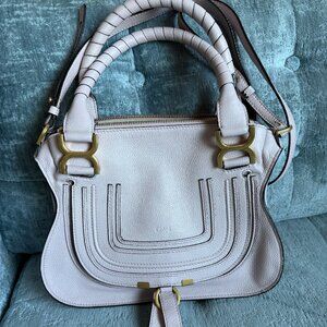 Chloé Small Leather Marcie Top-Handle Bag